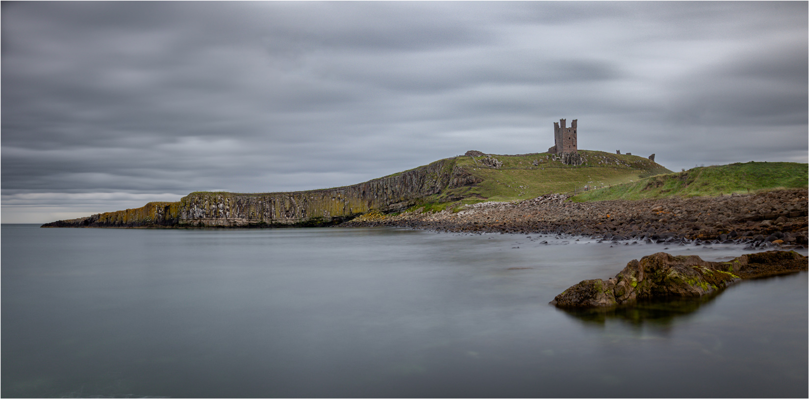 Dunstanburgh Castle from Saddle Rock