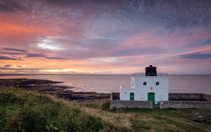 Sunset Over Bamburgh Lighthouse