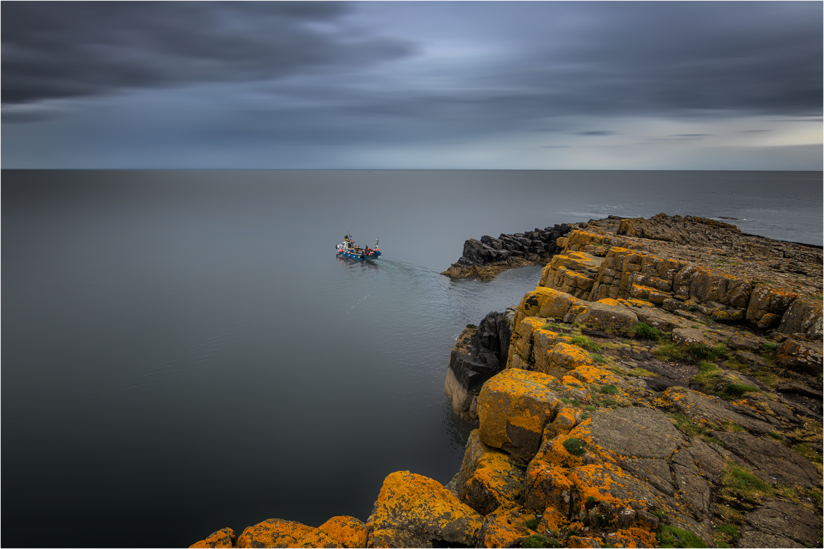 Fishing Off Dunstanburgh Castle