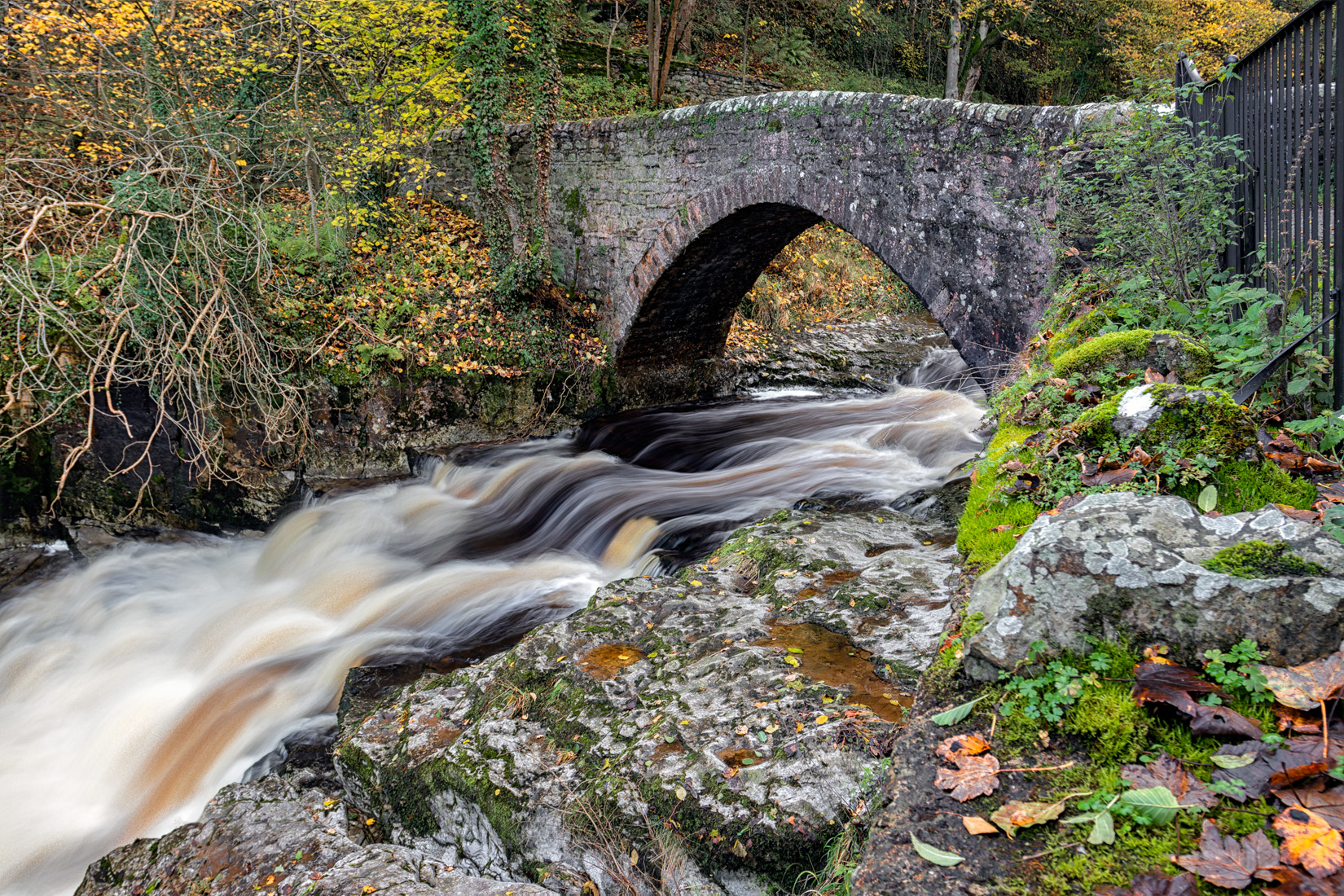 West Burton Falls Footbridge