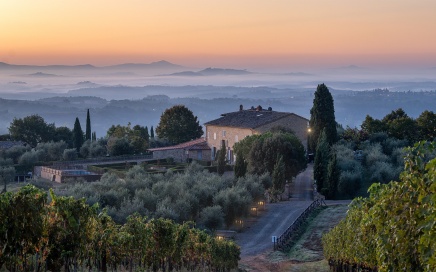 Sunrise at Borgo Argiano