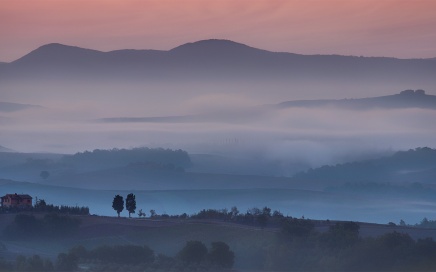 Mists Over The Chianti Region