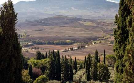 Val D'Orcia from Montepulciano
