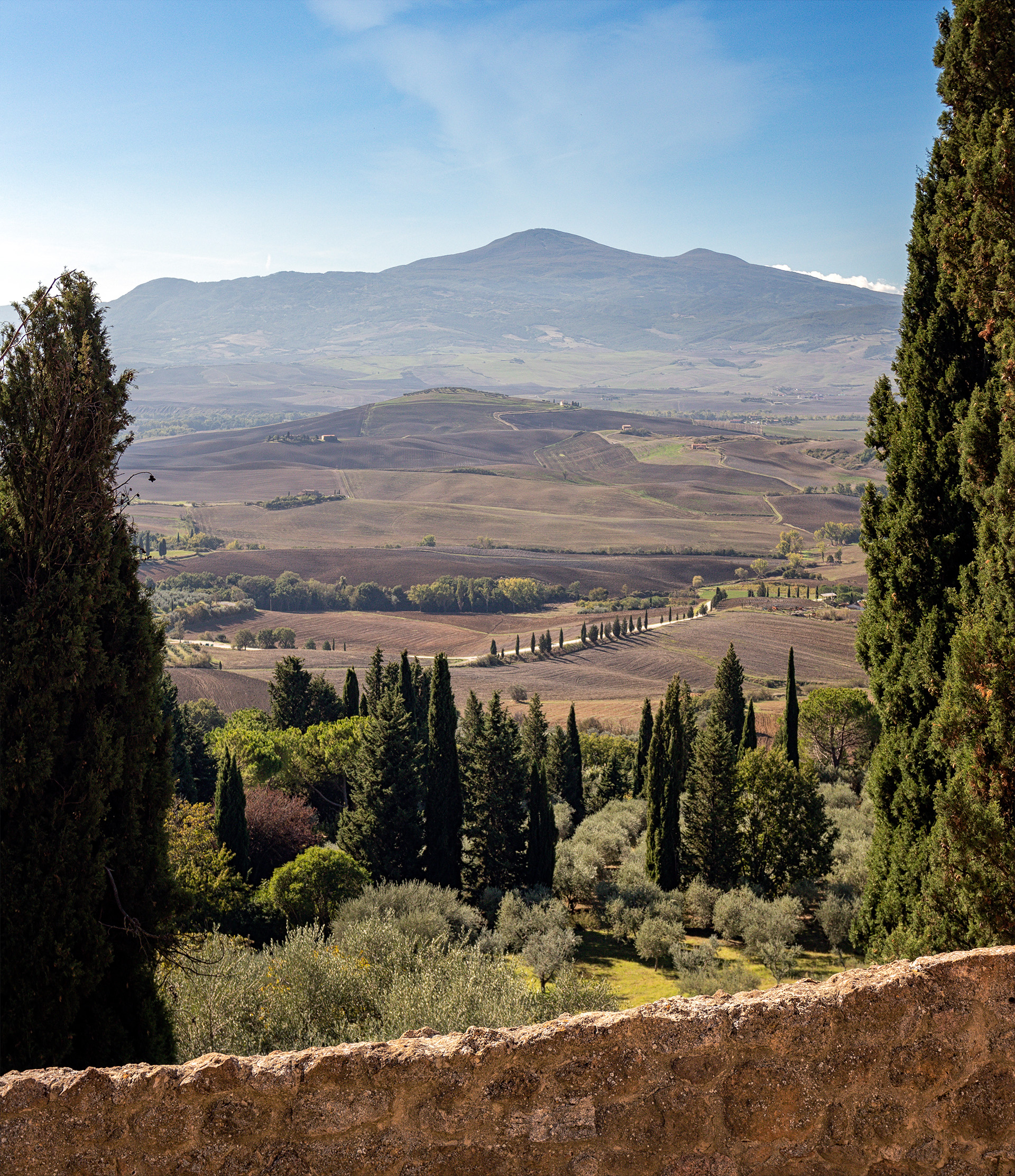 Val D'Orcia from Montepulciano