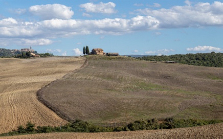 Farmlands in Val D'Orcia