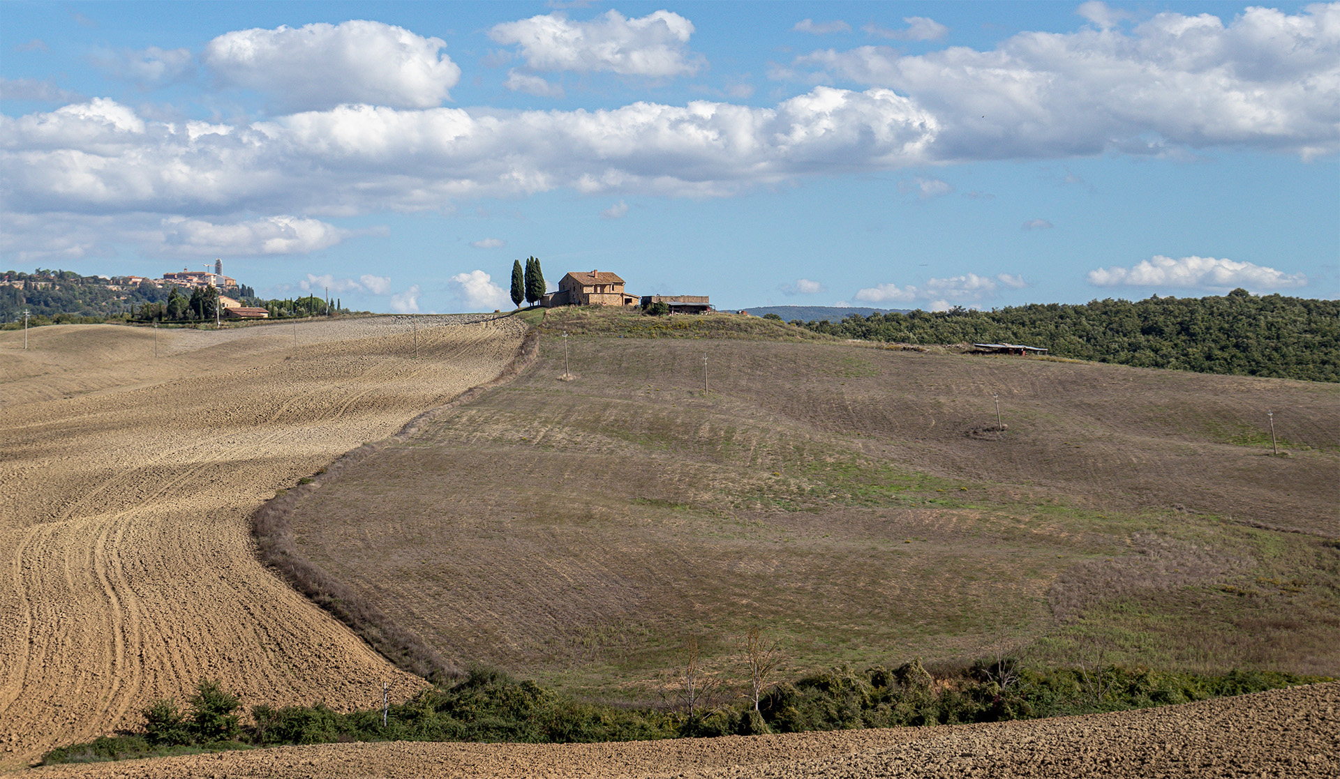 Farmlands in Val D'Orcia
