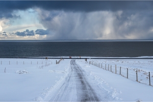 Snow Showers Out To Sea